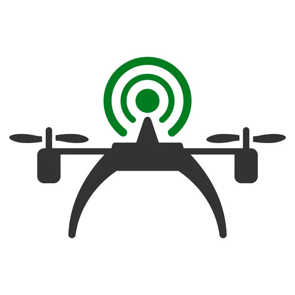 Fuente de radio Drone icono — Vector de stock