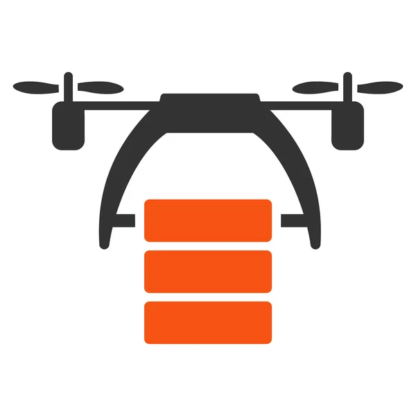 Icono de Drone de carga — Vector de stock