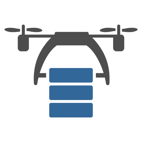 Icono de Drone de carga — Vector de stock