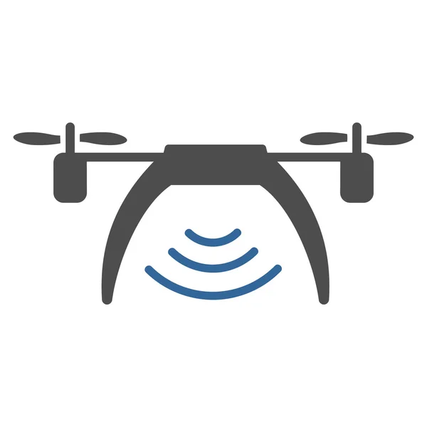 Icône de répéteur Wifi de drone — Image vectorielle