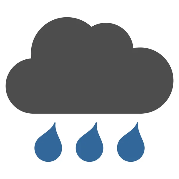 Icône météo pluie — Image vectorielle