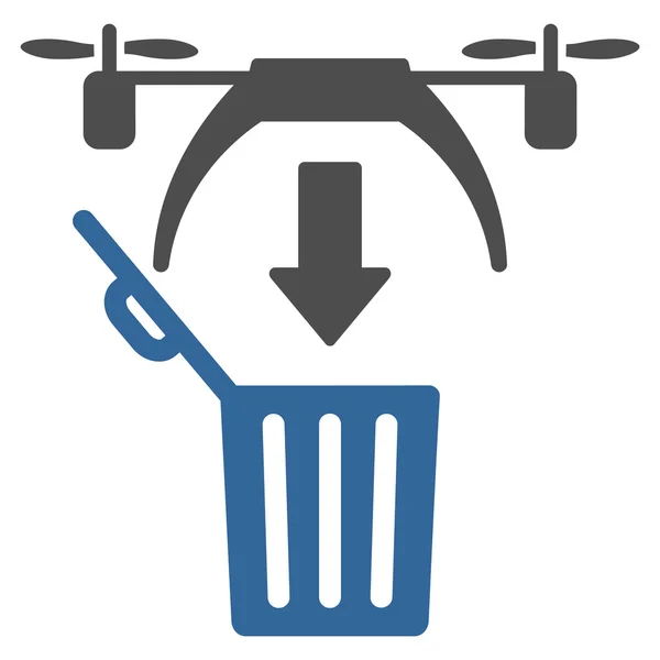 Basura Drone icono — Archivo Imágenes Vectoriales