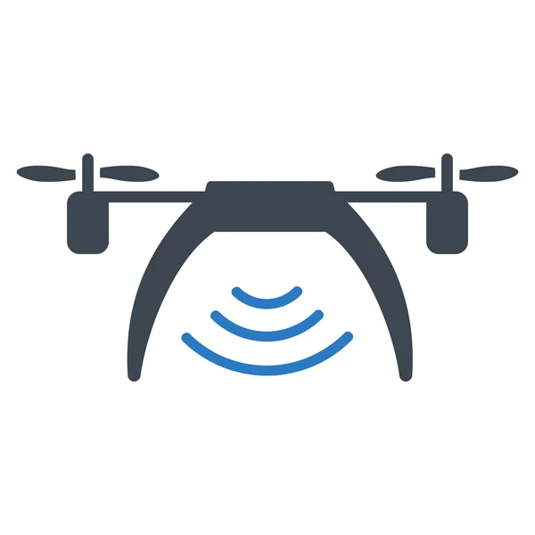 Icône de répéteur Wifi de drone — Image vectorielle