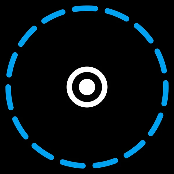 Kreisbereichssymbol — Stockvektor