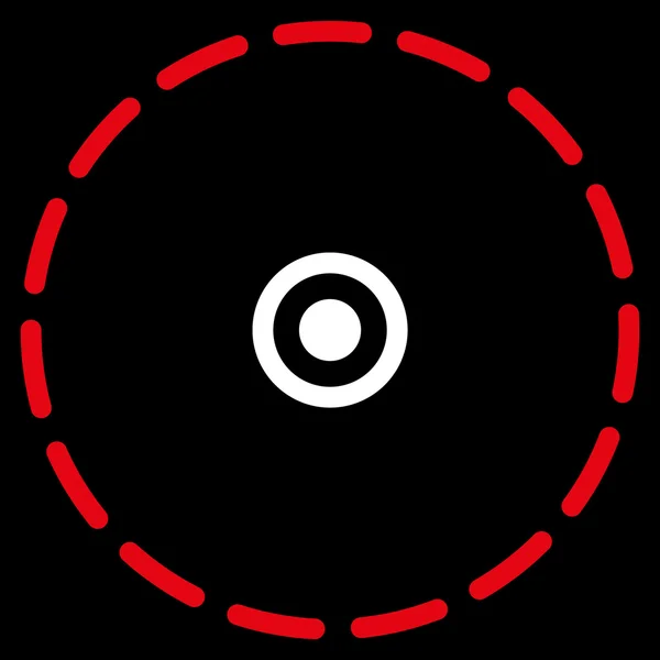 Kreisbereichssymbol — Stockvektor