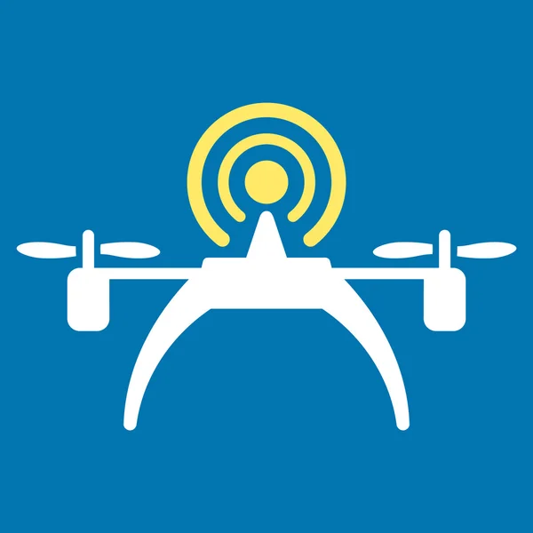 Radio Source Drone Icon — Stock Vector