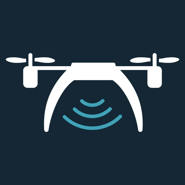 Drone Wifi átjátszó ikon — Stock Vector