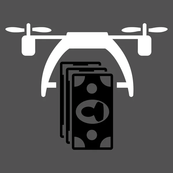 Icône de paiement de drone — Image vectorielle