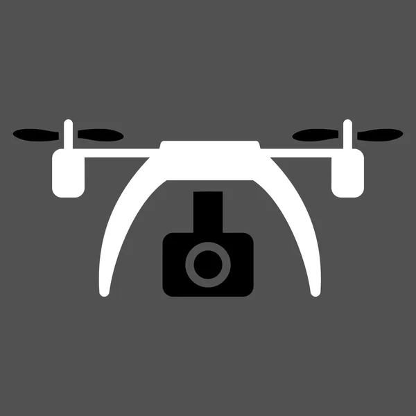 Ícone de câmera de vídeo drone — Vetor de Stock