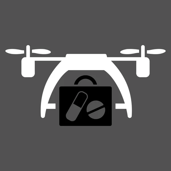 Icône de drone médical — Image vectorielle