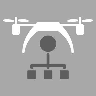 Helikopter dağıtım düzeni simgesini