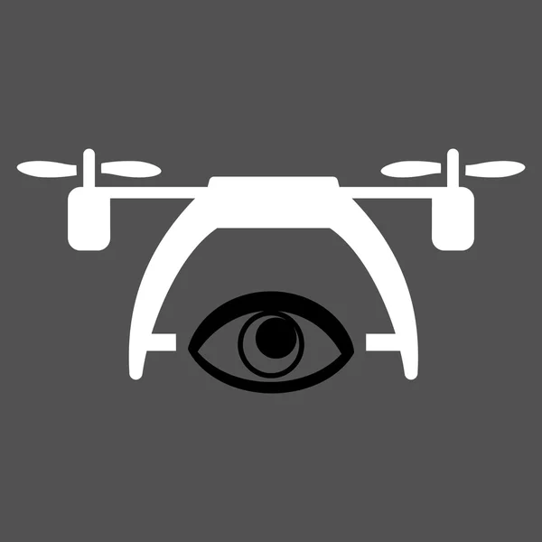 Icono de drone espía de vídeo — Vector de stock