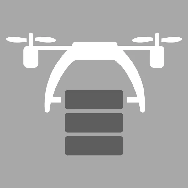 Cargo Drone Icon — Stock Vector