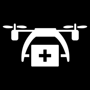İlk yardım dron simgesi