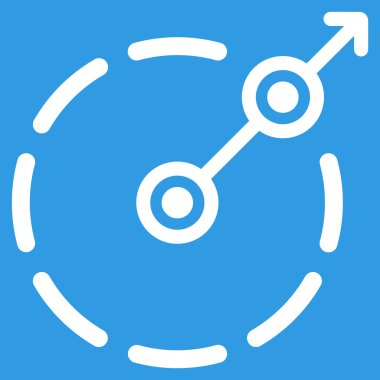 Yuvarlak alan çıkış simgesini