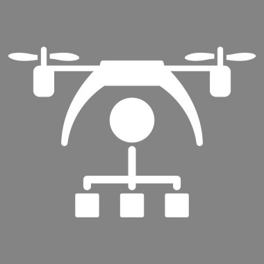 Helikopter dağıtım düzeni simgesini