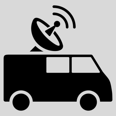 Radyo ayarı araba simgesini