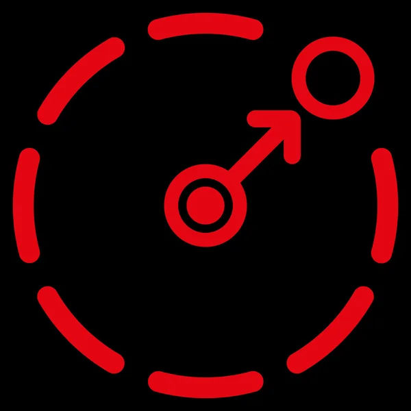 Ikone der Kreisgrenze — Stockvektor