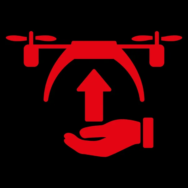 Drone Takeoff ikona — Wektor stockowy