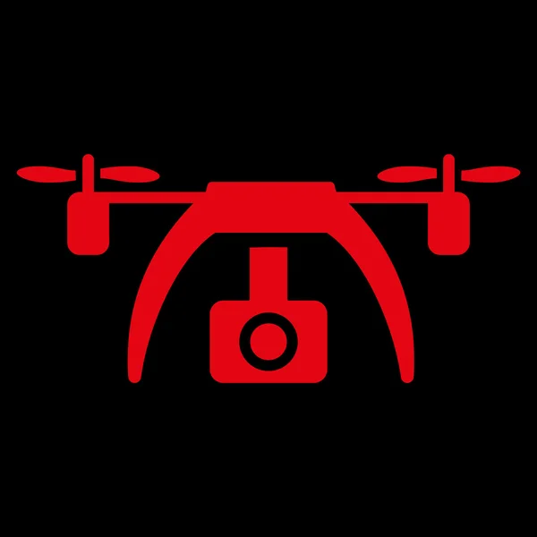 Drone ikona kamery wideo — Wektor stockowy