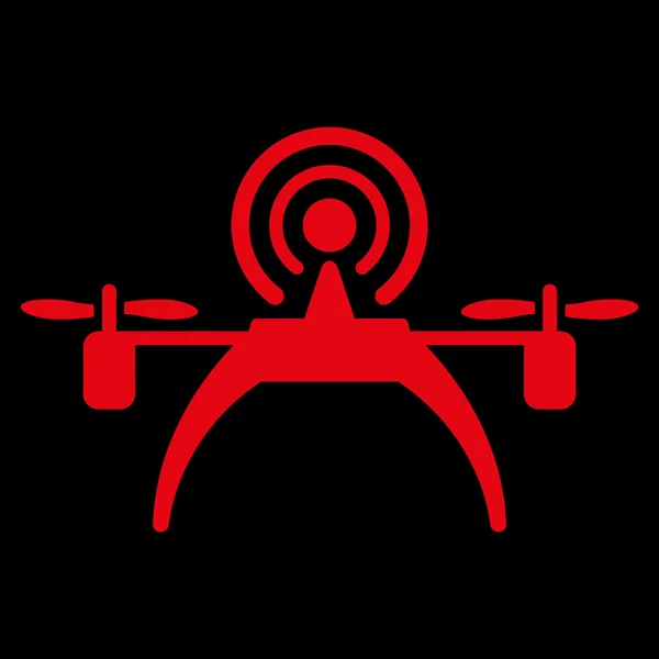 Radio Source Drone Icon — Stock Vector