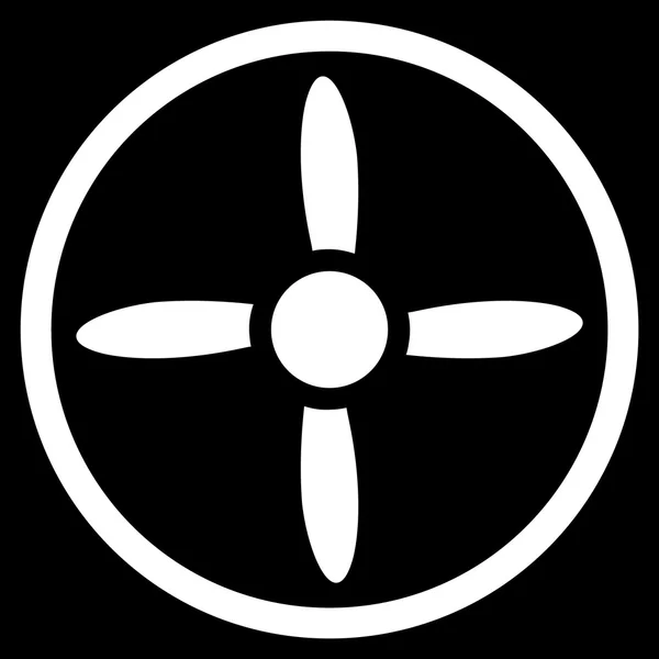 Lucht schroef pictogram — Stockvector