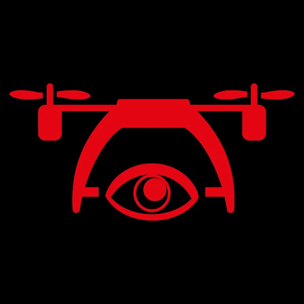 Icono de drone espía de vídeo — Vector de stock