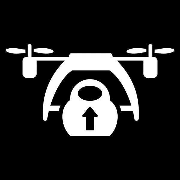 Icona di caricamento drone — Vettoriale Stock