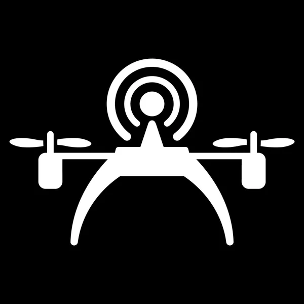 Radia źródła Drone ikona — Wektor stockowy
