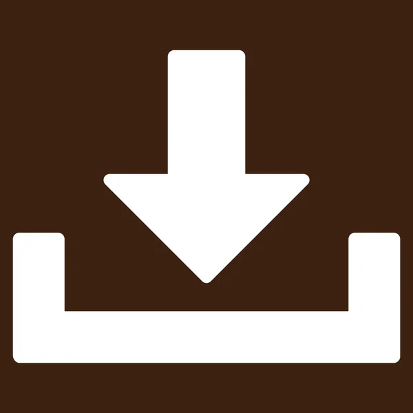 Ícone recipiente de download — Vetor de Stock