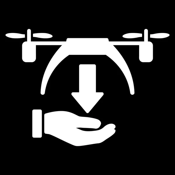 Unload Drone pictogram — Stockvector