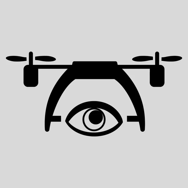 Icono de drone espía de vídeo — Vector de stock