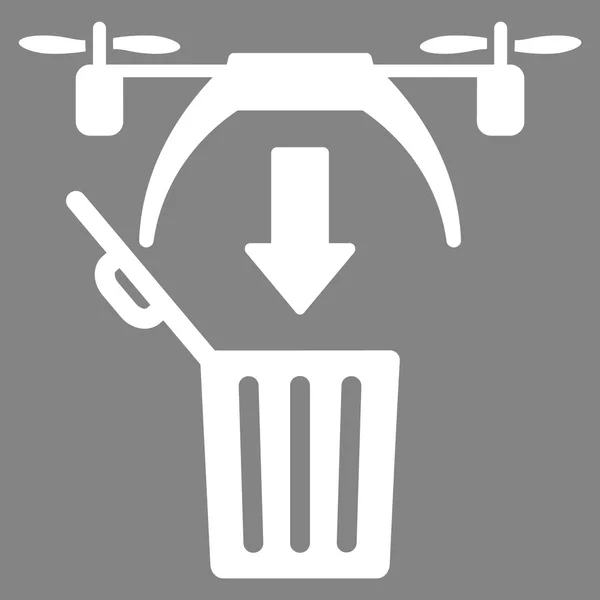 Basura Drone icono — Archivo Imágenes Vectoriales