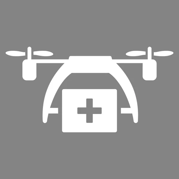 Erste-Hilfe-Drohne — Stockvektor
