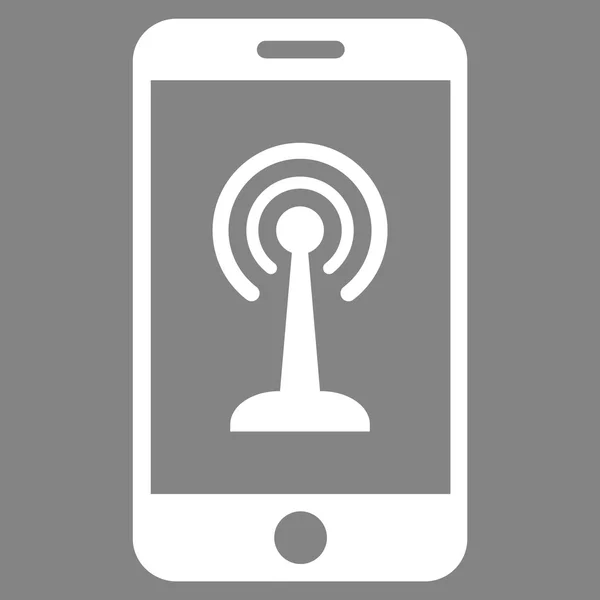 Ícone de controle de rádio smartphone — Vetor de Stock