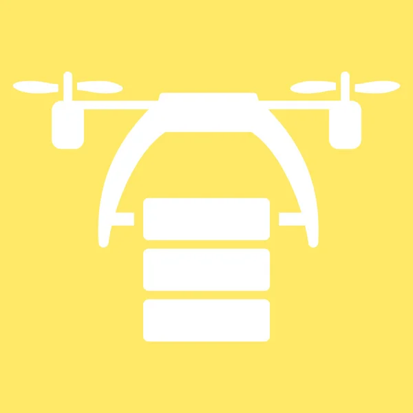 Icône de drone de fret — Image vectorielle