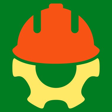 Geliştirme düz simgesi