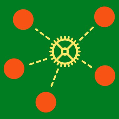 Dişli bağlantılar simgesini