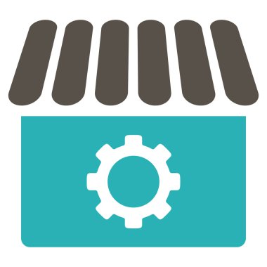 Atölye düz simgesi