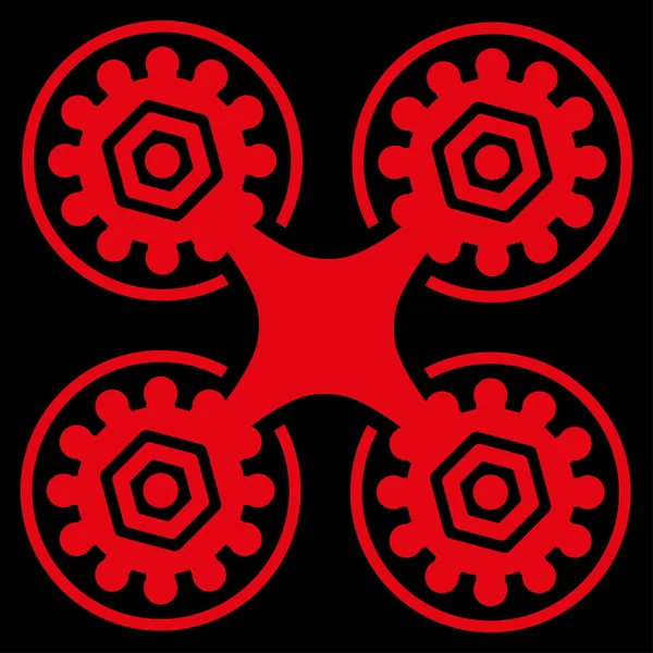 Levegő Drone Icon — Stock Fotó