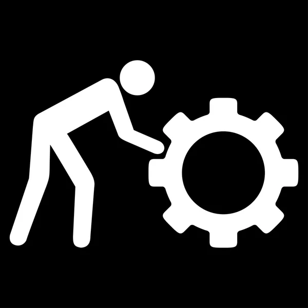 Werkende persoon pictogram — Stockfoto