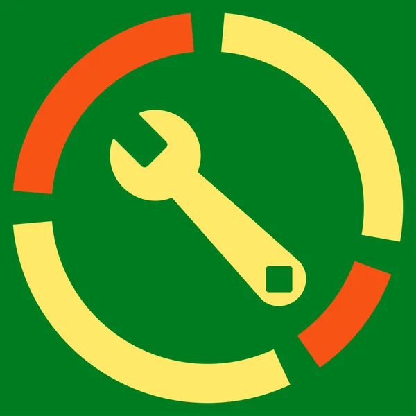 Icono del diagrama de reparación — Foto de Stock