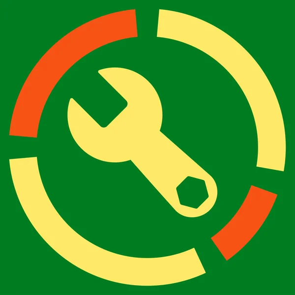 Icono del diagrama de herramientas — Foto de Stock