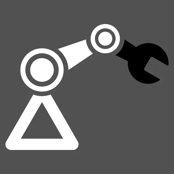 Robotics Flat Icon — Stock Photo, Image