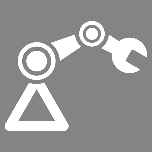 Плоская икона робототехники — стоковое фото