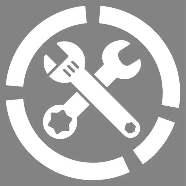 Tools Diagram Icon — Stock Photo, Image