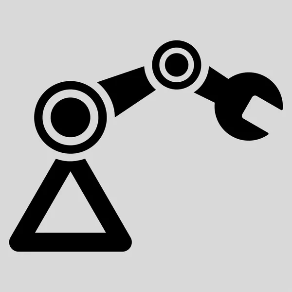 Robotics Flat Icon — Stock Photo, Image