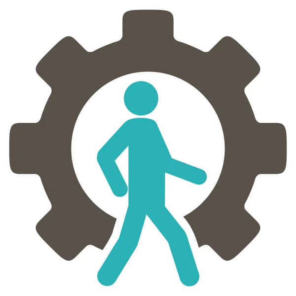 Developer Flat Icon — Stock Photo, Image