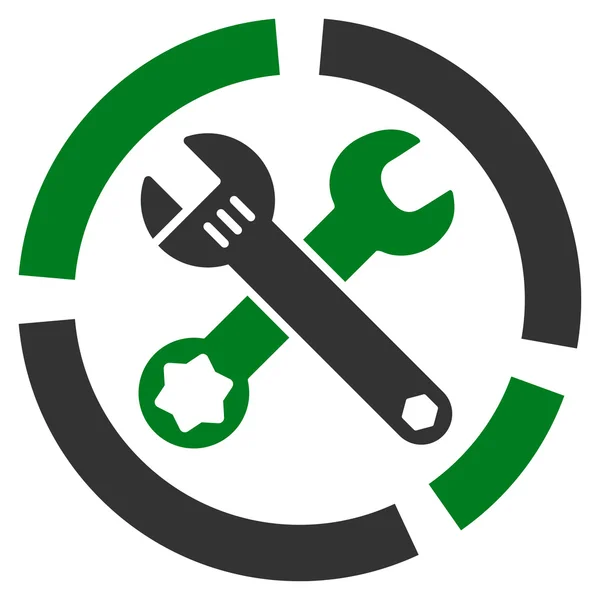 Tools Diagram Icon — Stock Photo, Image