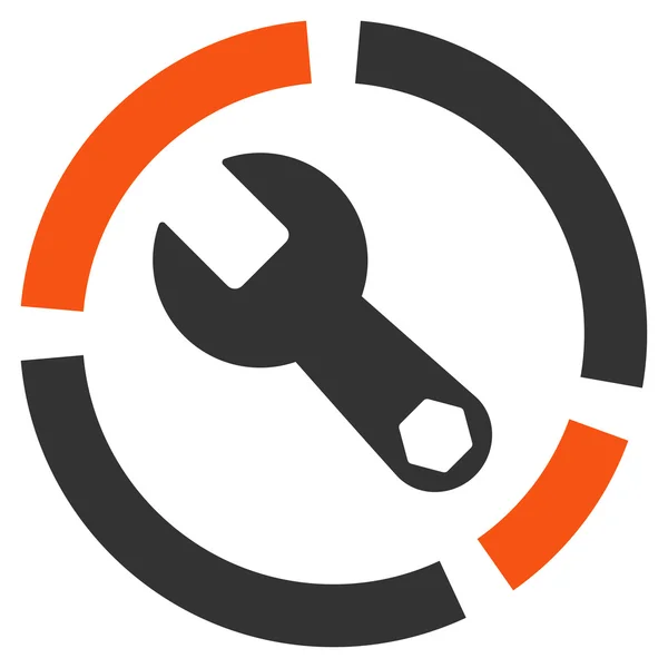 Tools Diagram Icon — Stock Photo, Image